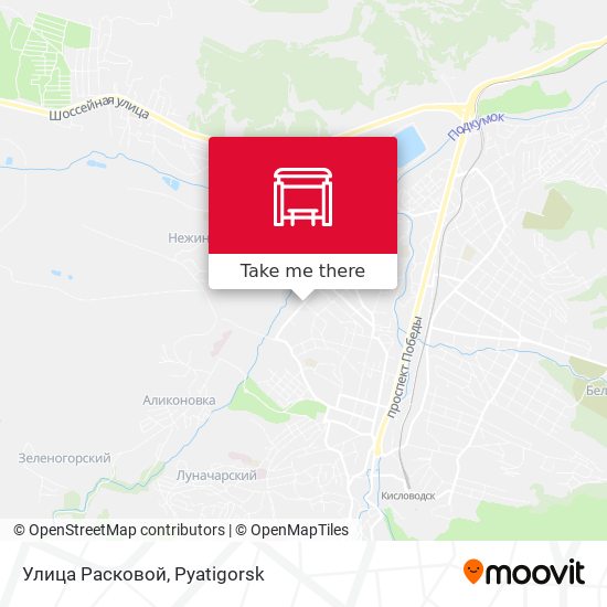 Улица Расковой map