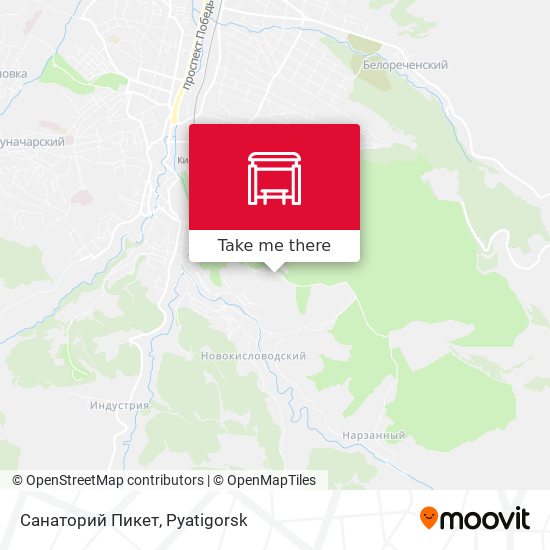 Санаторий Пикет map