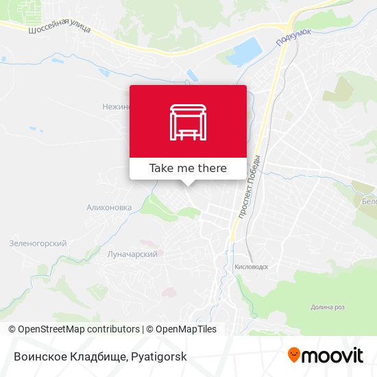 Воинское Кладбище map