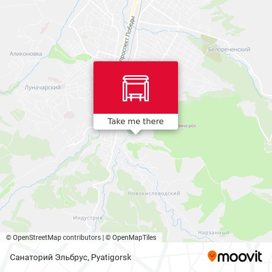 Санаторий Эльбрус map