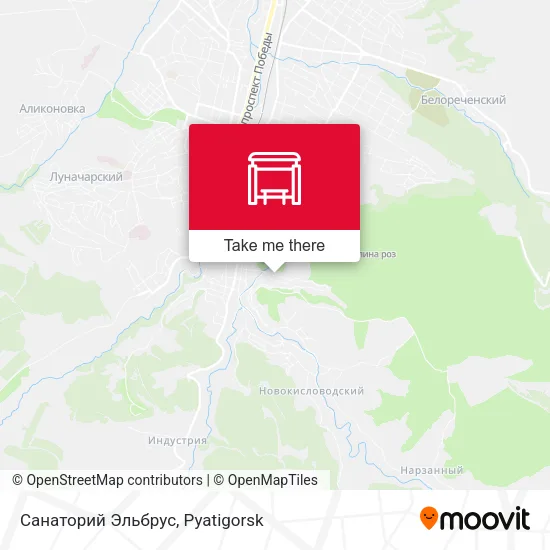Санаторий Эльбрус map