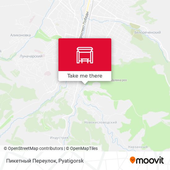 Пикетный Переулок map