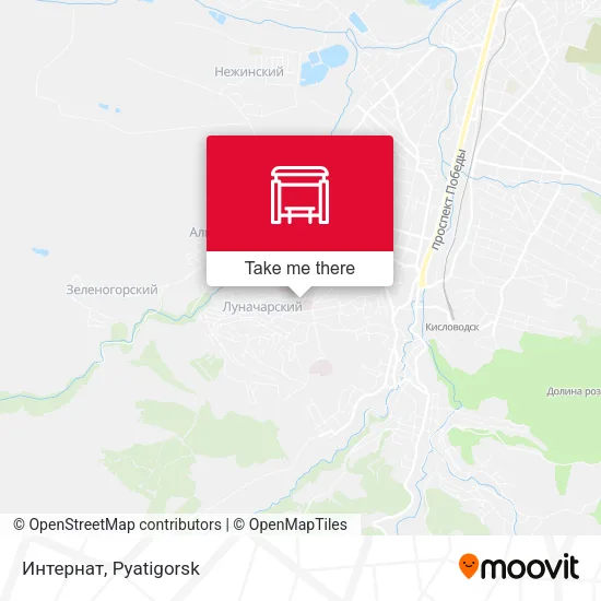 Интернат map