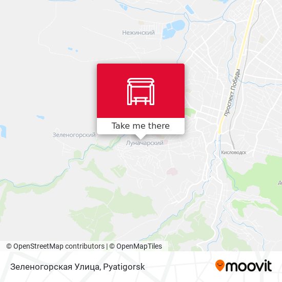 Зеленогорская Улица map