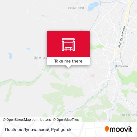 Посёлок Луначарский map