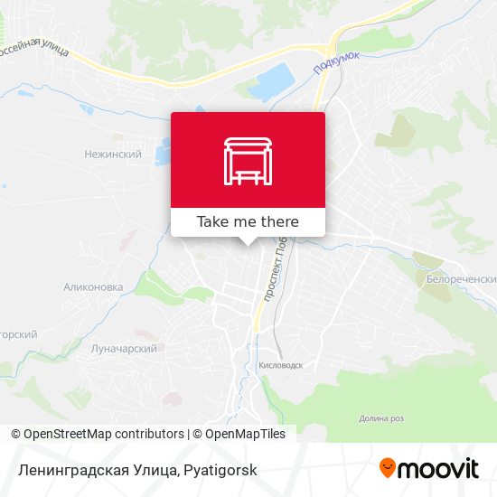 Ленинградская Улица map