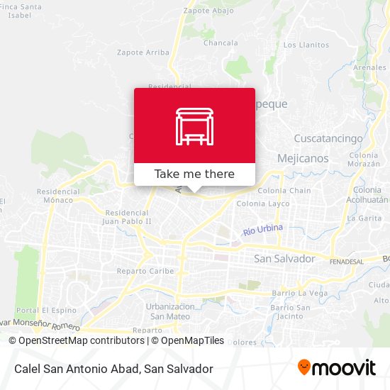 Calel San Antonio Abad map