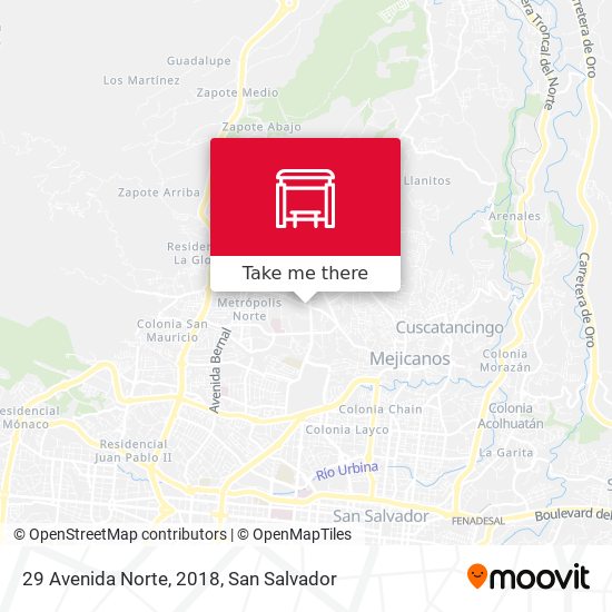 29 Avenida Norte, 2018 map