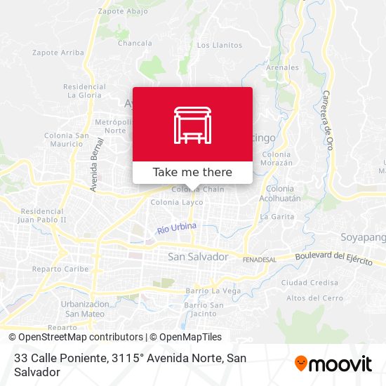 33 Calle Poniente, 3115° Avenida Norte map