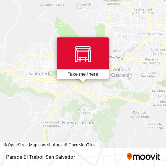 Parada El Trébol map