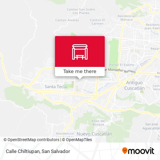 Calle Chiltiupan map