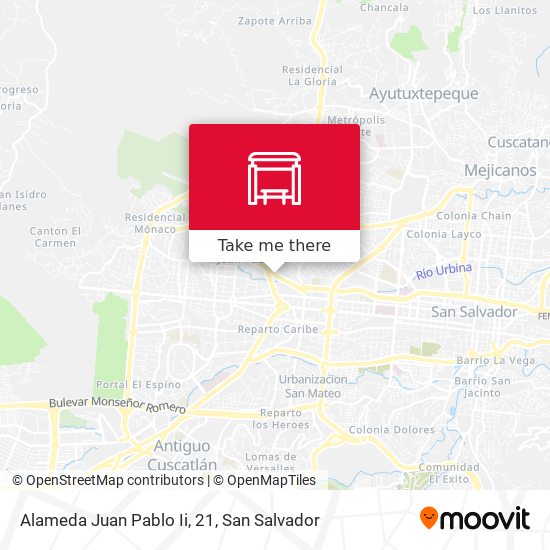 Alameda Juan Pablo Ii, 21 map