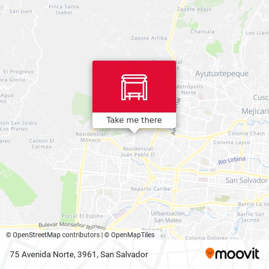 75 Avenida Norte, 3961 map