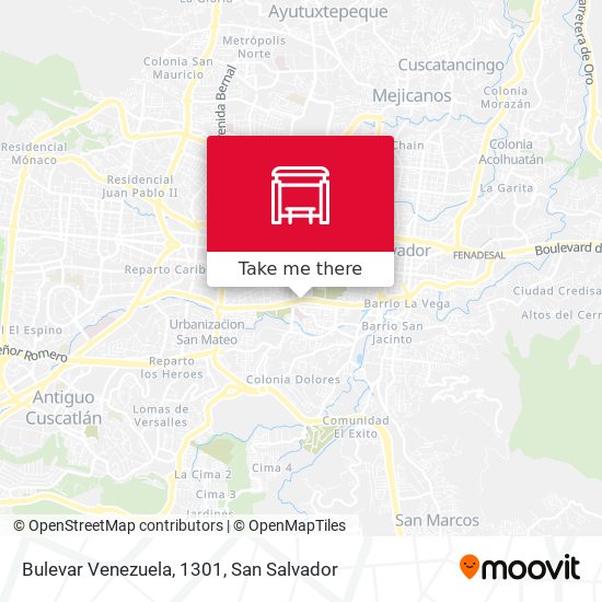 Bulevar Venezuela, 1301 map