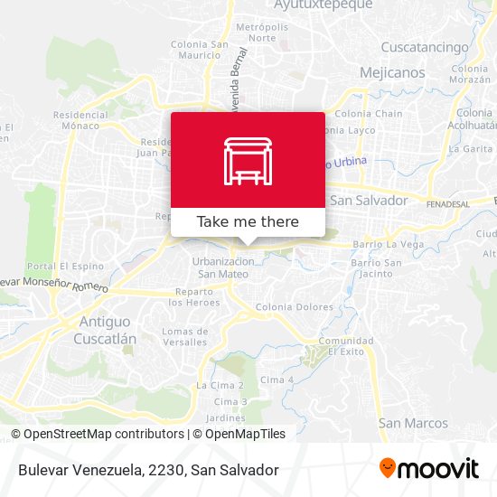 Mapa de Bulevar Venezuela, 2230