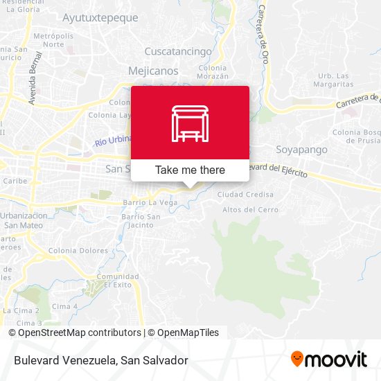Bulevard Venezuela map