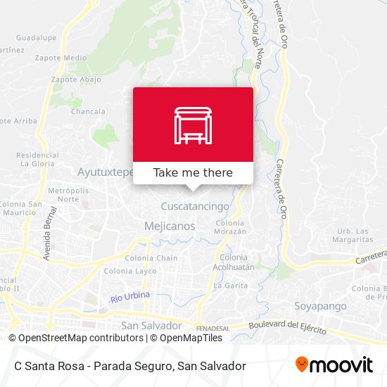 C Santa Rosa - Parada Seguro map