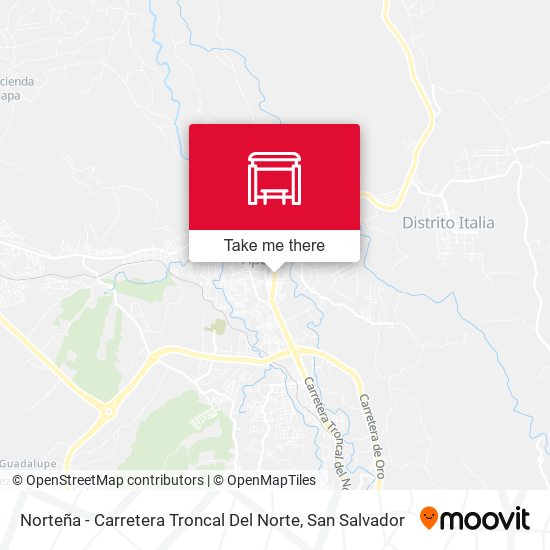 Mapa de Norteña - Carretera Troncal Del Norte