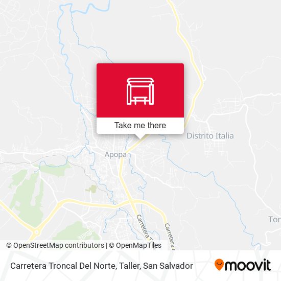 Carretera Troncal Del Norte, Taller map