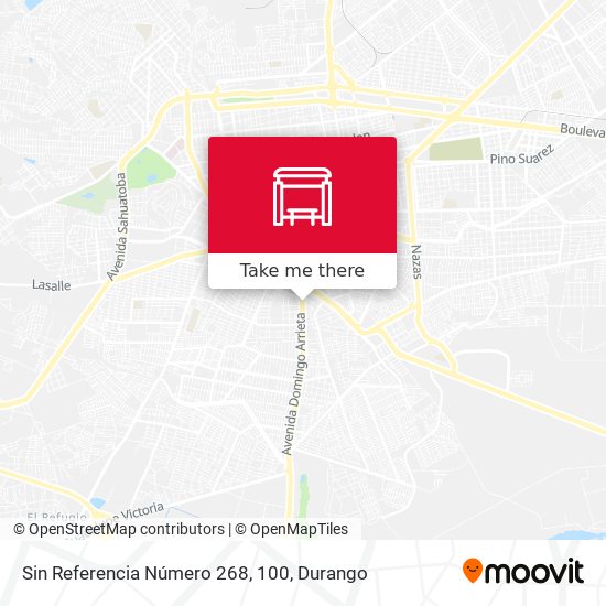Sin Referencia Número 268, 100 map