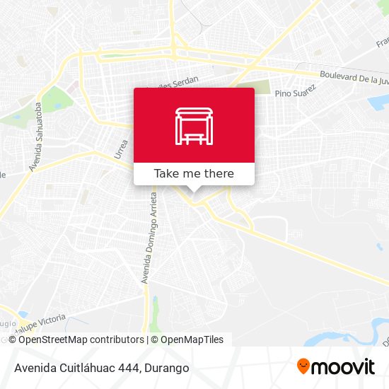 Avenida Cuitláhuac 444 map