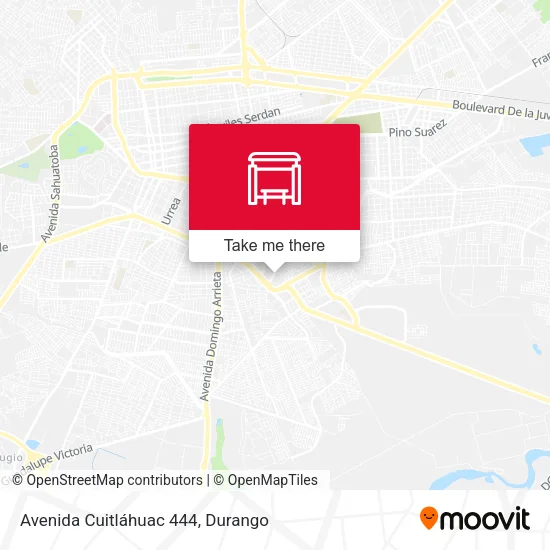 Mapa de Avenida Cuitláhuac 444