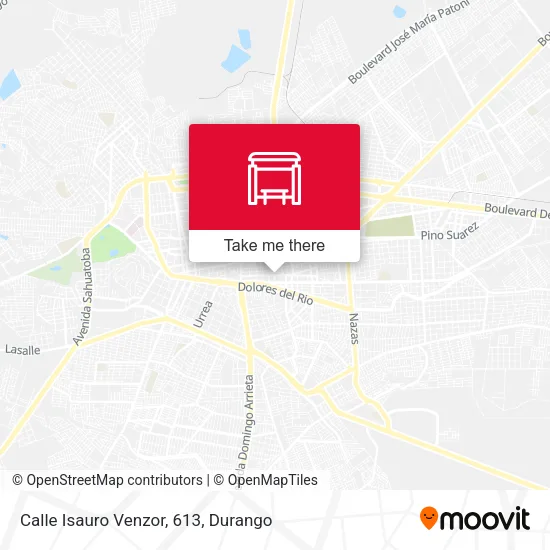 Mapa de Calle Isauro Venzor, 613