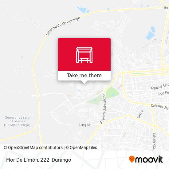 Flor De Limón, 222 map