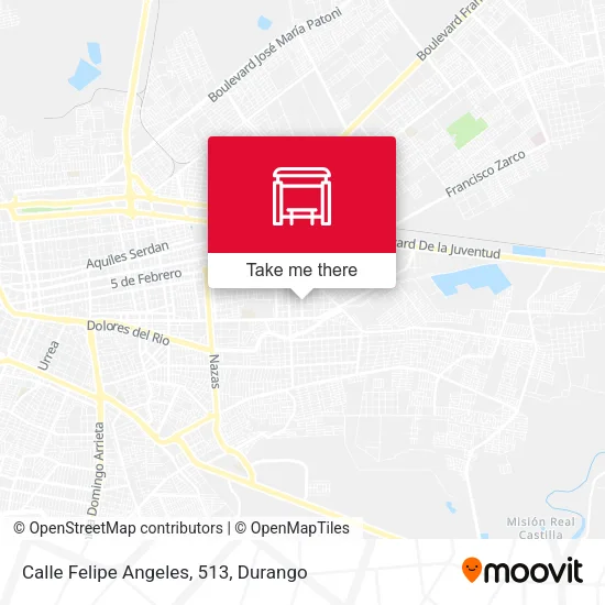 Mapa de Calle Felipe Angeles, 513