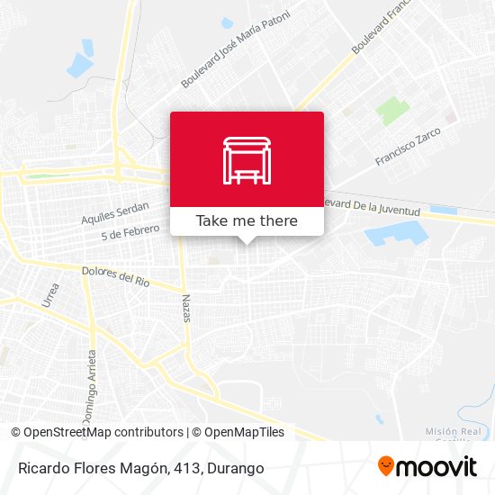 Ricardo Flores Magón, 413 map