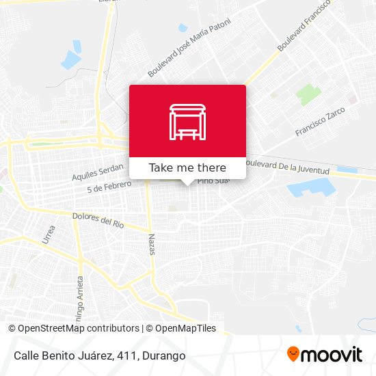 Calle Benito Juárez, 411 map