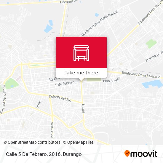 Mapa de Calle 5 De Febrero, 2016