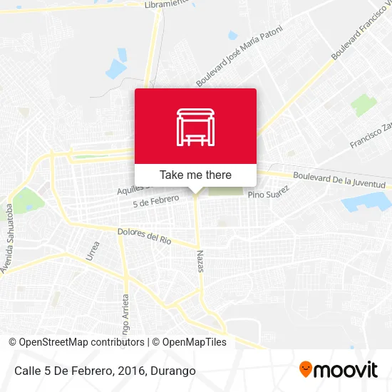 Mapa de Calle 5 De Febrero, 2016