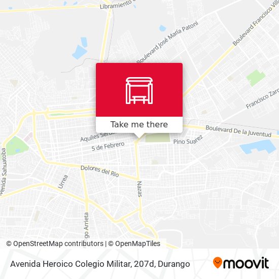 Avenida Heroico Colegio Militar, 207d map