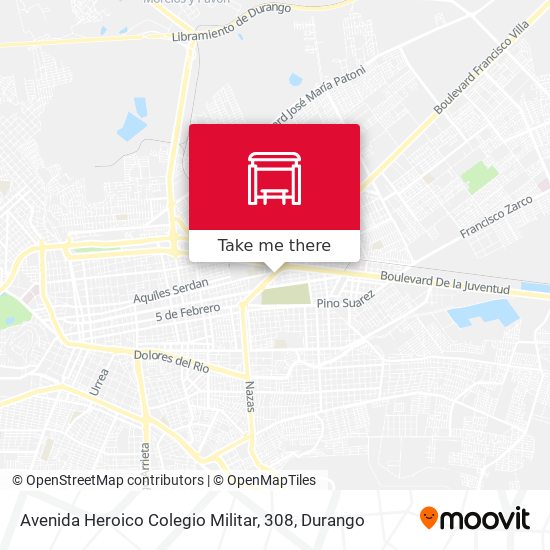 Mapa de Avenida Heroico Colegio Militar, 308