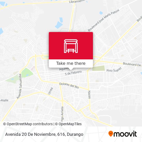 Avenida 20 De Noviembre, 616 map