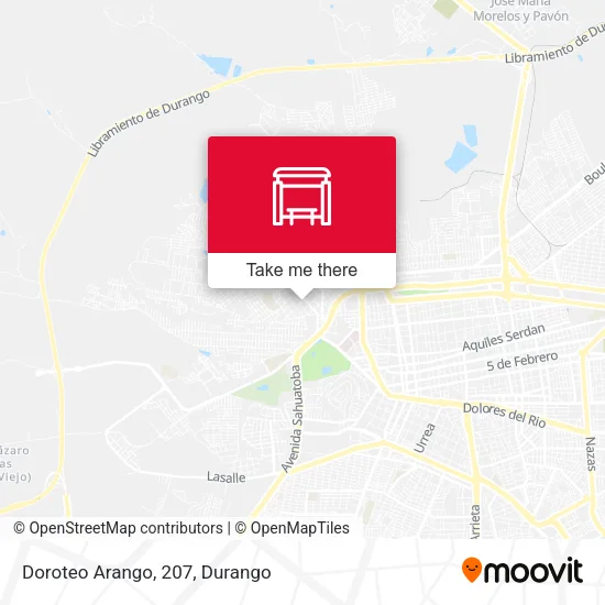 Mapa de Doroteo Arango, 207