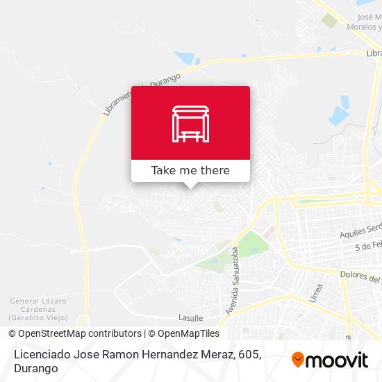 Licenciado Jose Ramon Hernandez Meraz, 605 map