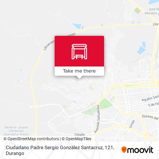 Ciudadano Padre Sergio González Santacruz, 121 map
