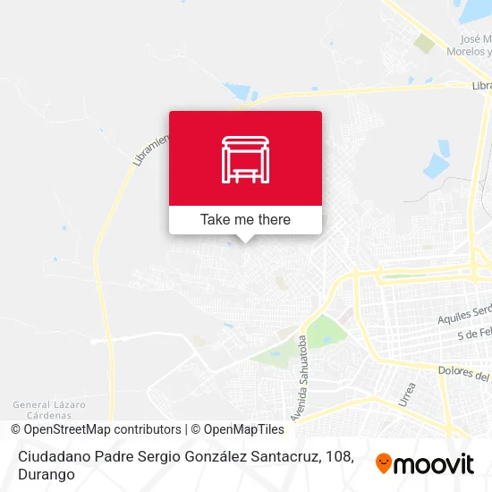 Mapa de Ciudadano Padre Sergio González Santacruz, 108