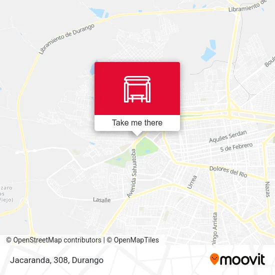 Mapa de Jacaranda, 308