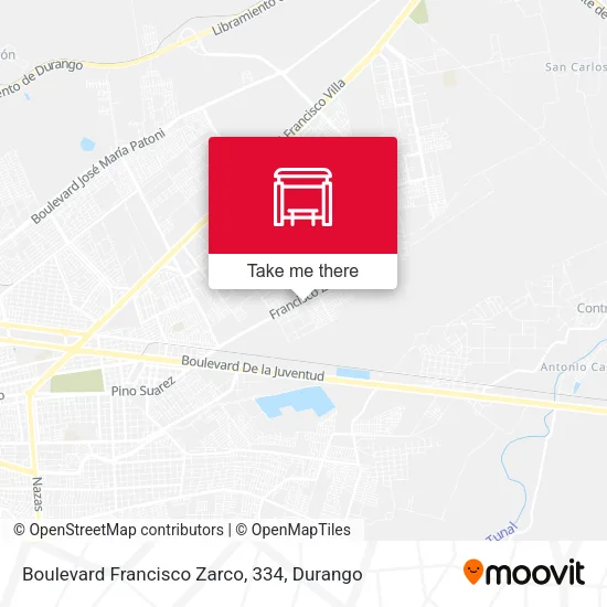 Mapa de Boulevard Francisco Zarco, 334