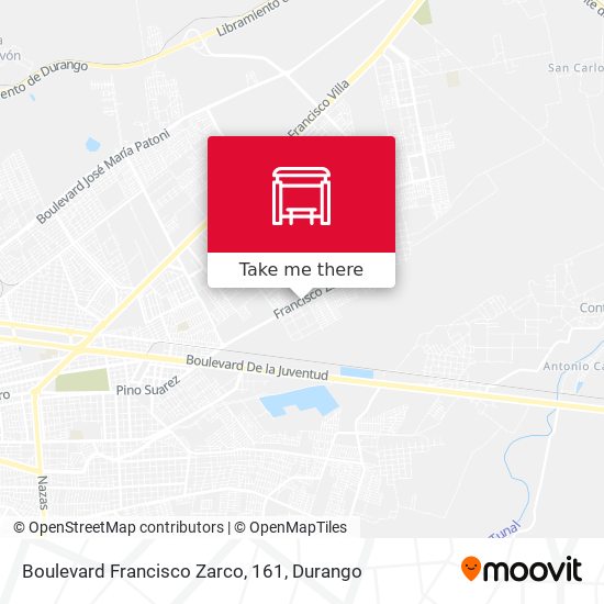 Boulevard Francisco Zarco, 161 map