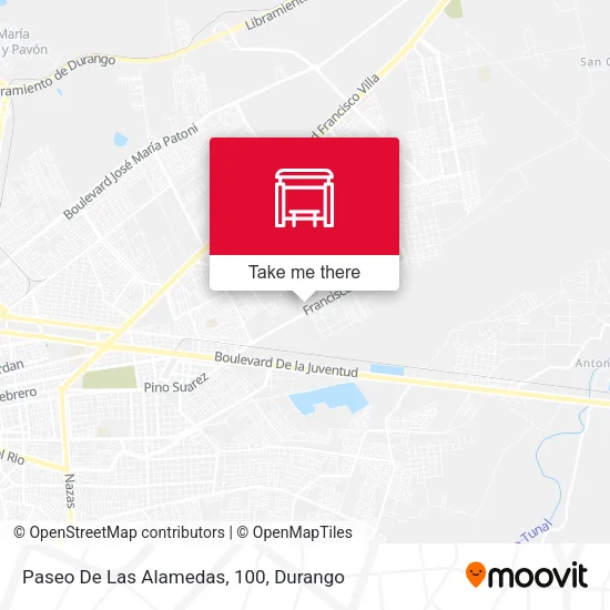 Mapa de Paseo De Las Alamedas, 100