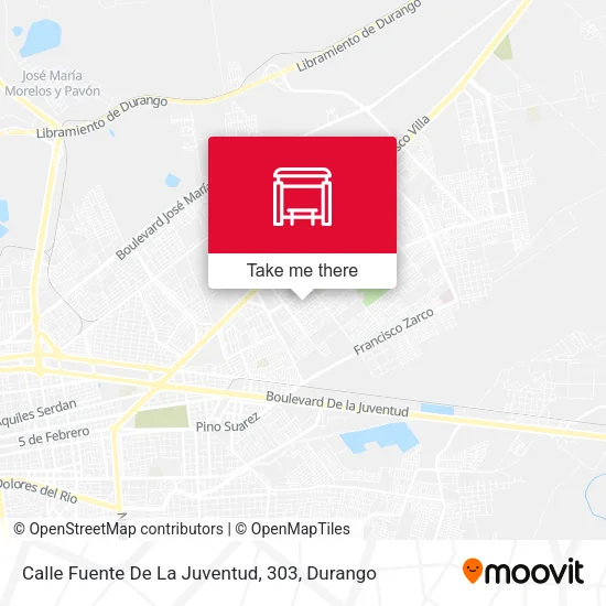 Mapa de Calle Fuente De La Juventud, 303