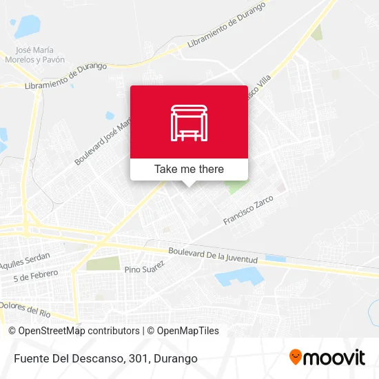 Mapa de Fuente Del Descanso, 301