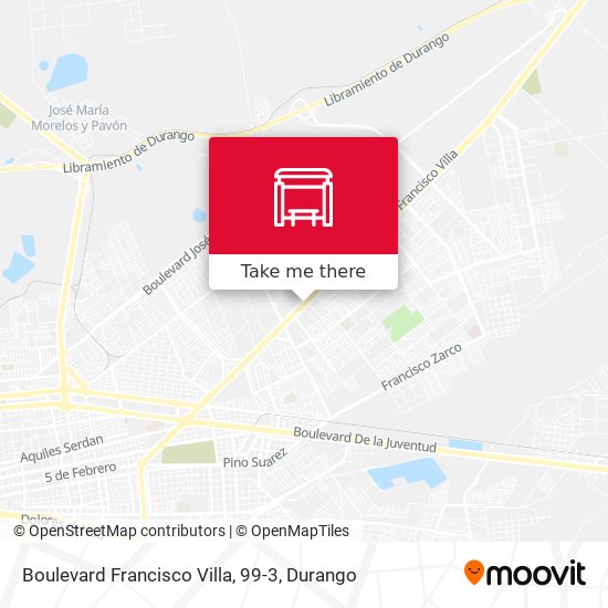 Boulevard Francisco Villa, 99-3 map