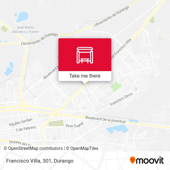 Mapa de Francisco Villa, 301
