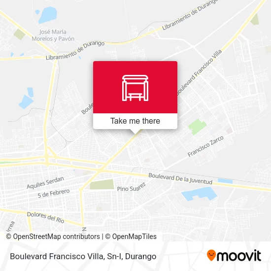 Mapa de Boulevard Francisco Villa, Sn-I