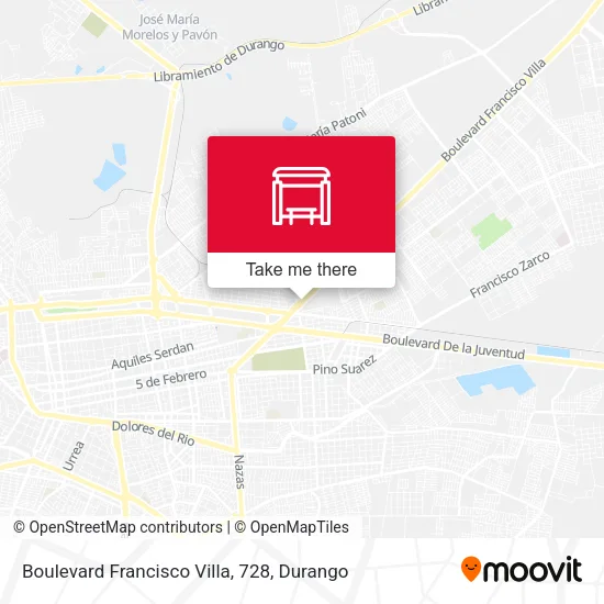 Mapa de Boulevard Francisco Villa, 728